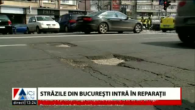 Străzile din București intră în reparații