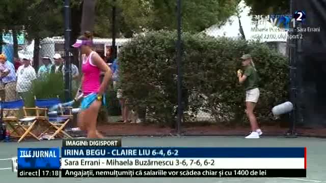 Irina Begu - Claire Liu 6-4, 6-2  