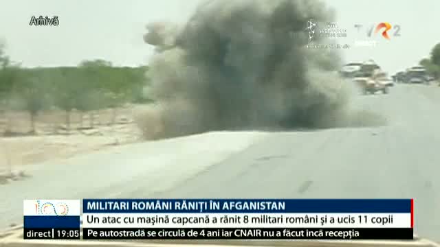 Militari români răniți în Afganistan 