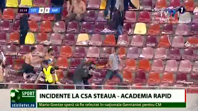 Incidente la CSA Steaua - Academia Rapid 