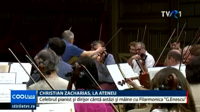 COOLTURA  Pianistul și dirijorul Christian Zacharias cântă la Ateneu 