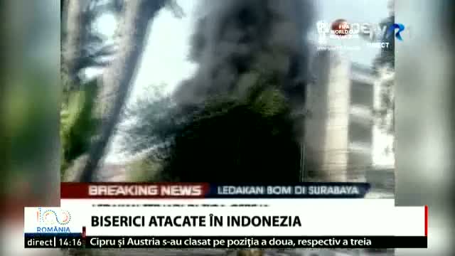 Biserici atacate în Indonezia 