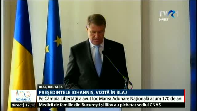 Discursul președintelui Klaus Iohannis la Blaj 