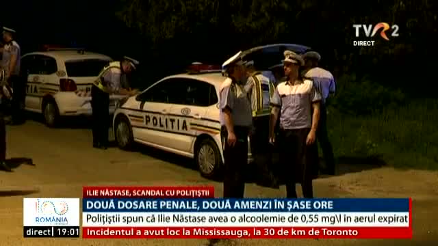 Ilie Năstase, scandal cu Poliția 