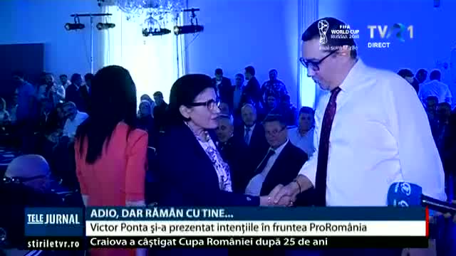 Victor Ponta și-a prezentat intențiile în fruntea ProRomânia