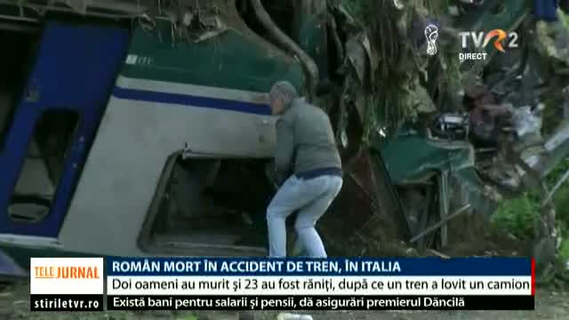 Român mort într-un accident de tren în Italia 