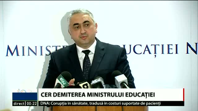 Cer demiterea ministrului Educației
