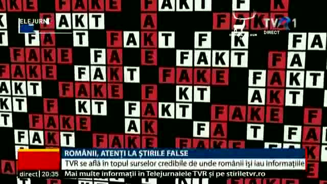TVR, în topul surselor credibile de unde își iau românii informațiile 