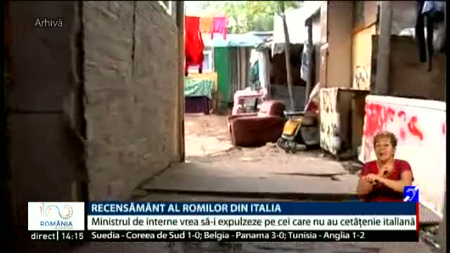 Recensământ al romilor din Italia