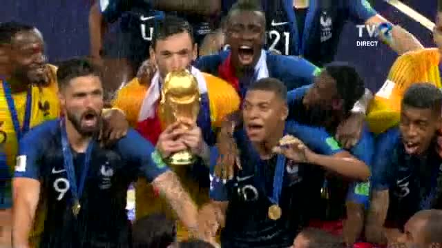 Franța, noua campionă a lumii la fotbal 