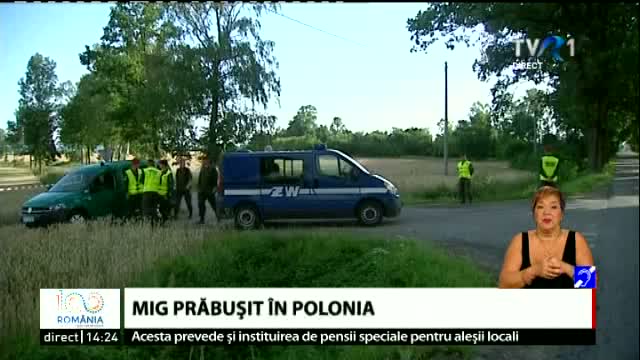MIG prăbușit în Polonia