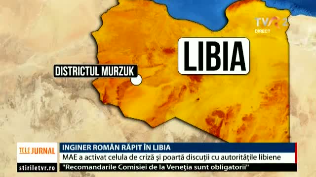 Inginer român răpit în Libia 