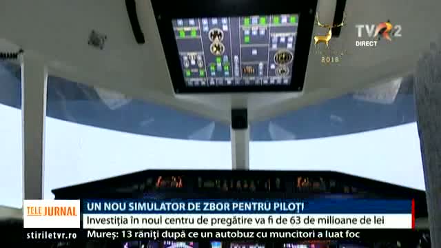 Un nou simulator de zbor pentru piloți 