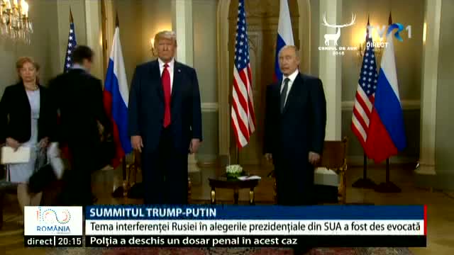 Declarații comune după summitul Trump-Putin de la Helsinki 