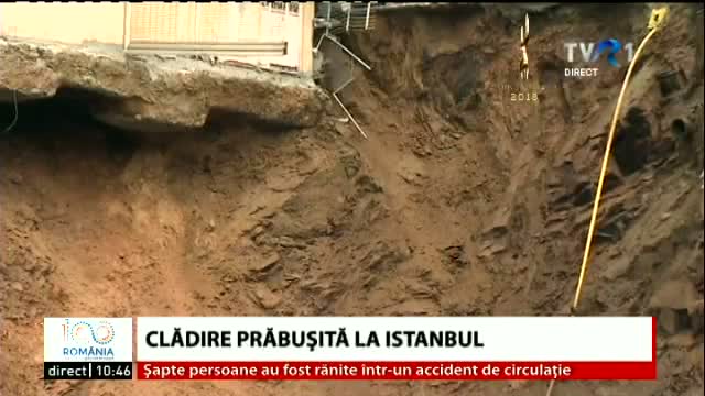 Clădire prăbușită la Istanbul