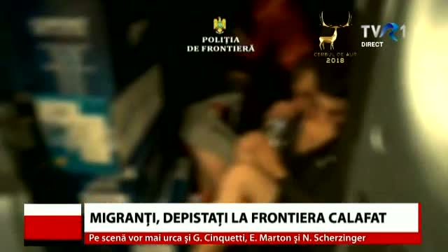 Migranți depistați la frontiera Calafat