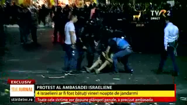 Protest al ambasadei israeliene