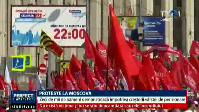 Proteste la Moscova