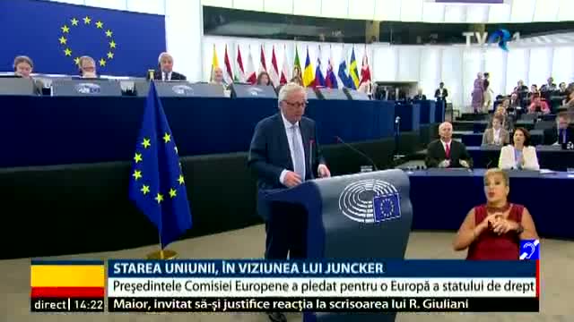 Juncker despre starea Uniunii 