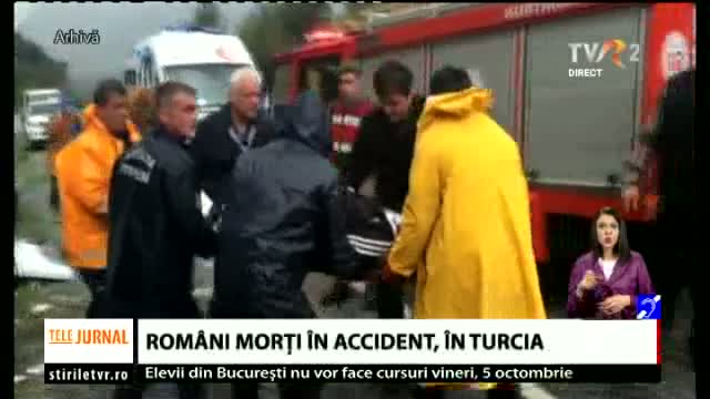 Români morți în accident, în Turcia