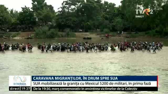 Caravana migranților, în drum spre SUA