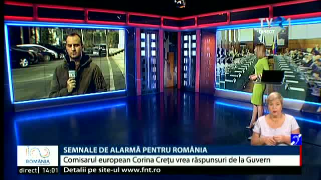 Ionuț Gheorghe transmite pentru Telejurnal 14.00