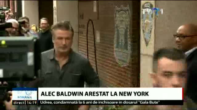 Actorul Alec Baldwin, arestat 
