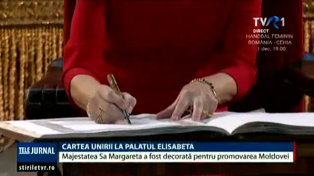 Majestatea Sa Margareta, decorată pentru promovarea Moldovei 