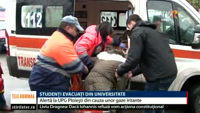 Studenți evacuați 