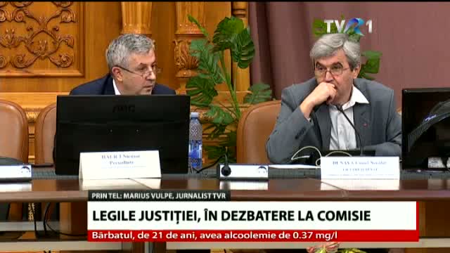 Legile justiției, în dezbatere la Comisie 