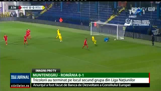 Muntenegru - România, 1-1 în Liga Națiunilor