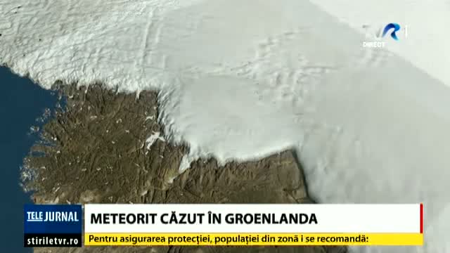 Meteorit căzut în Groenlanda