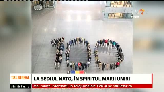 La sediul NATO, în spiritul Marii Uniri