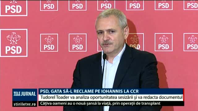 PSD, gata să îl reclame pe Iohannis la CCR