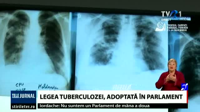 Legea tuberculozei, adoptată de Parlament