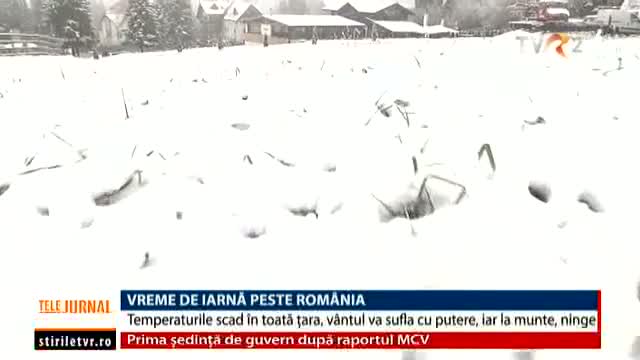 Val de aer rece peste România