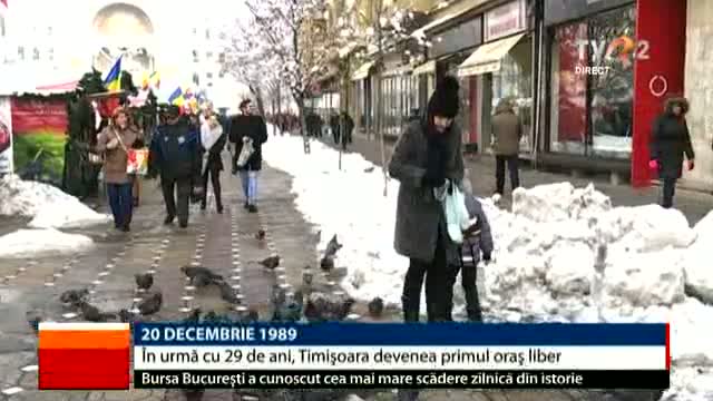 În urmă cu 29 de ani, Timișoara devenea primul oraș liber de comunism 