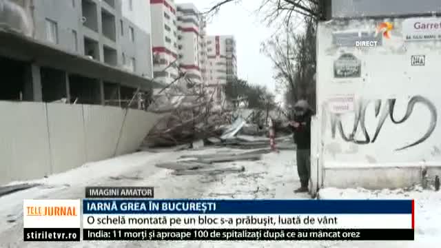 Iarnă grea în București