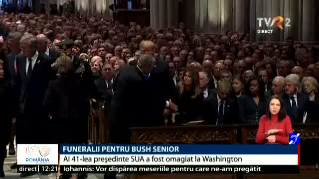 Funeralii pentru Bush Senior