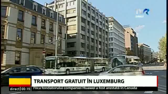 Transport gratuit în Luxemburg 