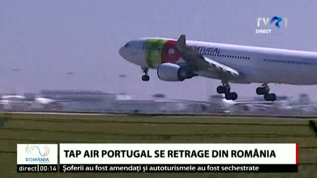 TAP Air Portugal se retrage din România