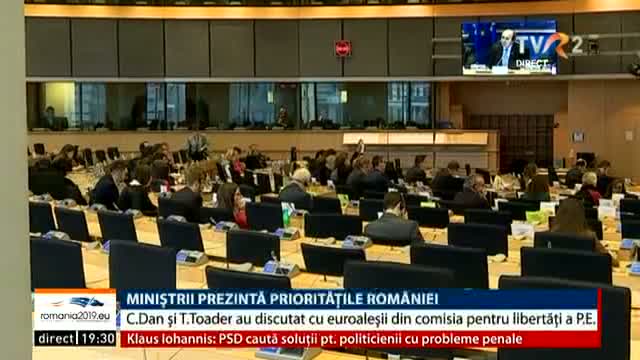 Miniștrii prezintă prioritățile României
