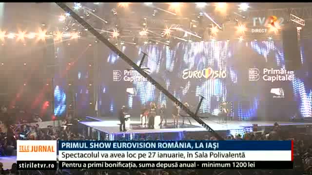 Primul show Eurovision România, la Iași
