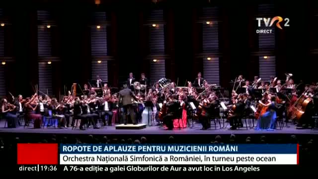 Ropote de aplauze pentru muzicienii români