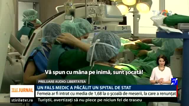 Medic fals intr-un spital de stat