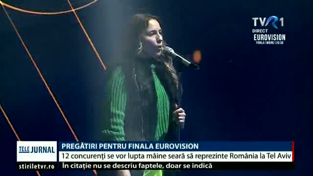 Pregătiri pentru finala Eurovision Romania 