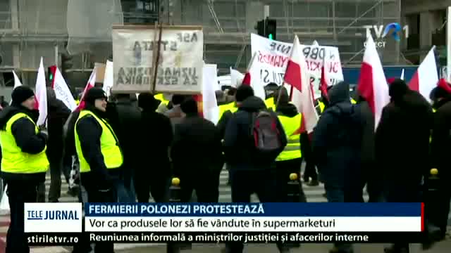 Fermierii polonezi protestează