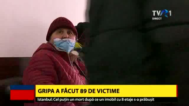 Gripa a făcut 89 de victime 