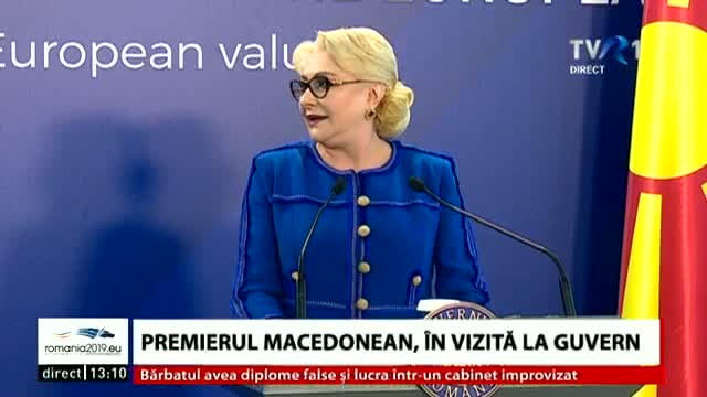 Premierul Macedoniei de Nord, la București