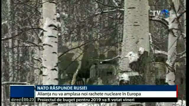 NATO nu va amplasa noi rachete nucleare în Europa 